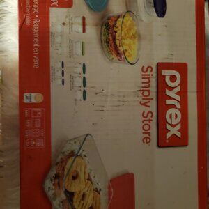 PYREX SIMPLY STORE 22PC GLASS STORAGE (UNOPENED BOX)